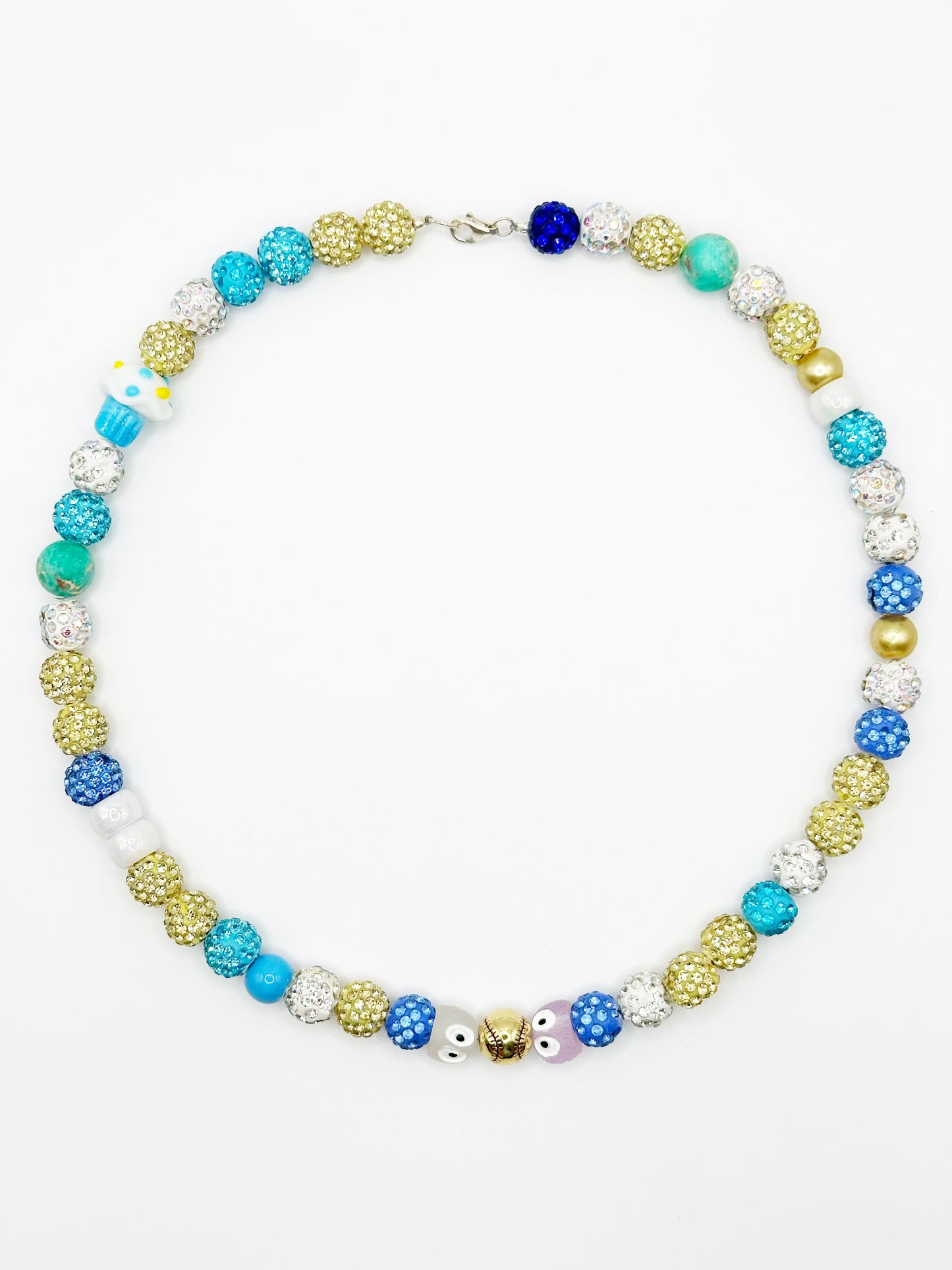 Cup Cake Baseball Sky Boys Choker